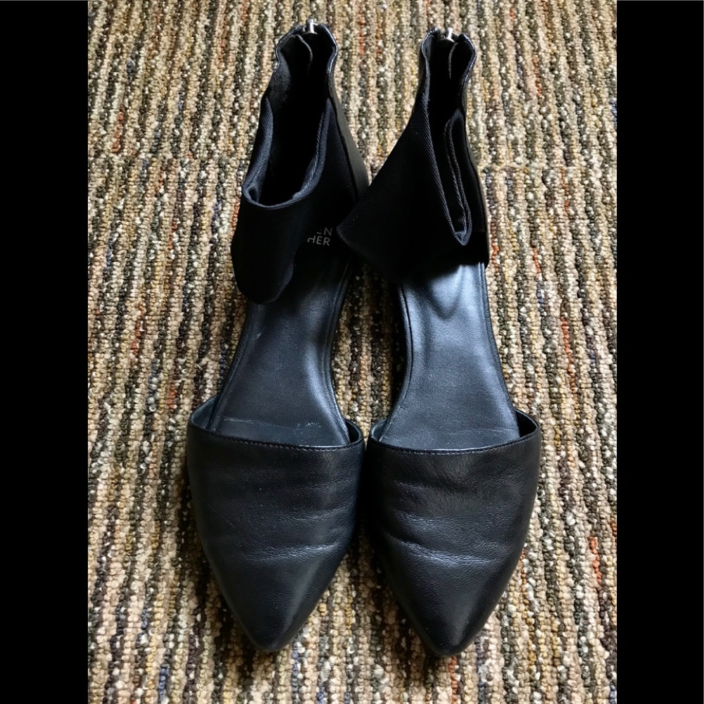Barely Worn Eileen Fisher Leather Flats